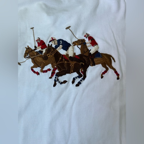 Polo Ralph Lauren Triple-Pony Embroidered Polo Custom Slim Fit Size M - Picture 7 of 7